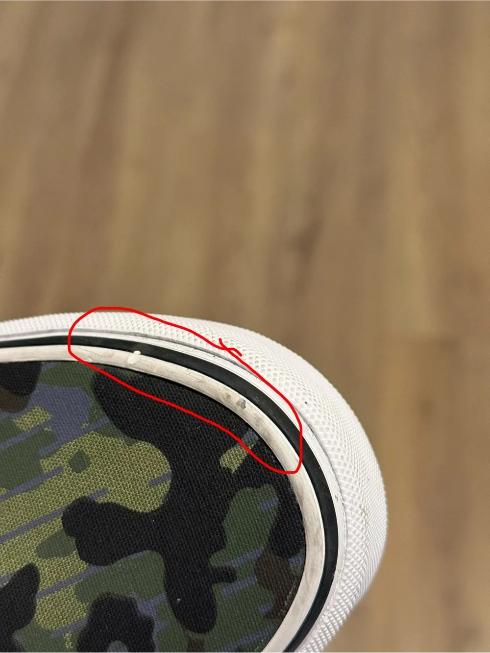 Vans Authentic Camo Canvas Sneakers